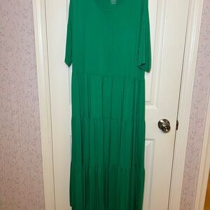 Kyte BABY Vibrant Green Maxi Dress